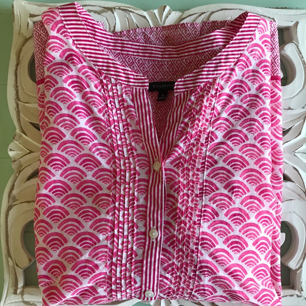 Talbots 3/4 Sleeve Blouse
